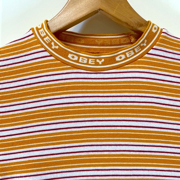 Obey Ribbed Crop Top - Picture 3 of 7